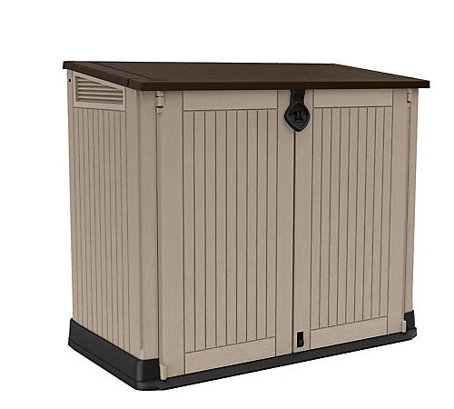 Keter Store It Out Midi Beige & brown 880L Garden storage box