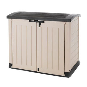 Keter Store-it-out ARC Beige & brown 1200L Garden storage box (H)1200mm (W)1460mm