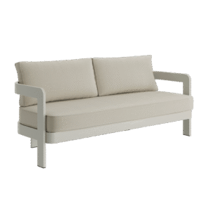 N3 Taupe Three Seater Sofa Sand Canvas